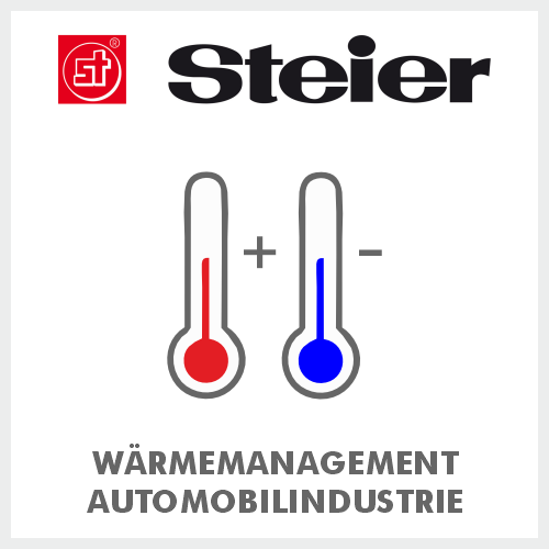 Logo Steier Selbstklebetechnik, Wärmemanagement Automobilindustrie