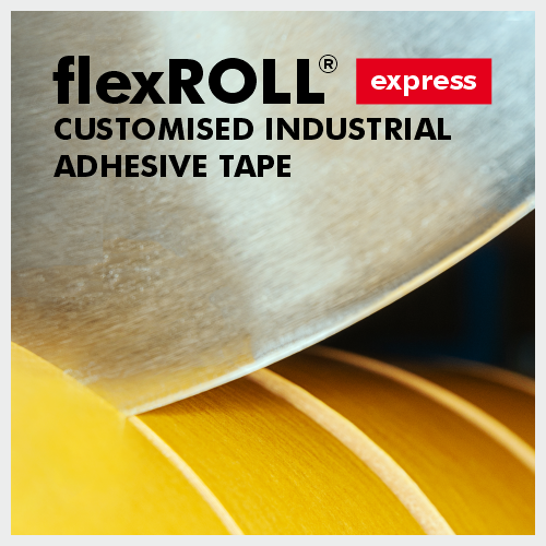 Graphic Steierform, Germany flexRoll customised industrial adhesive tape