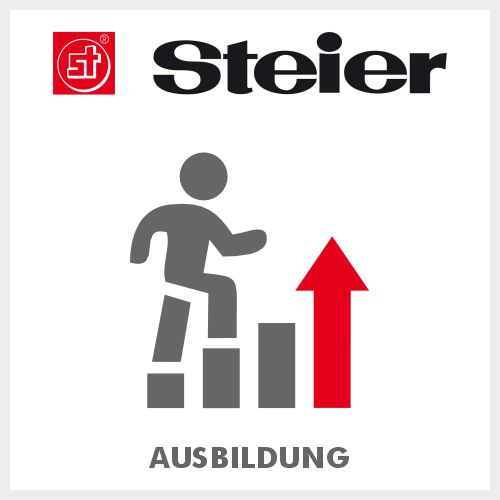 Grafik Steier Logo mit Symbol für Ausbildung bei Max Steier, Elmshorn