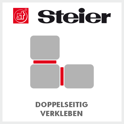 Grafik Steier Logo mit Symbol doppelseitig verkleben
