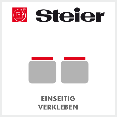 Grafik Steier Logo mit Symbol einseitig verkleben