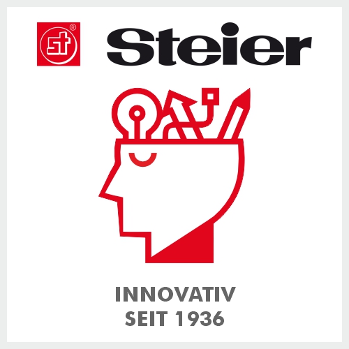 Grafik Kopf mit Ideen - Steier Selbstklebetechnik - innovativ seit 1936