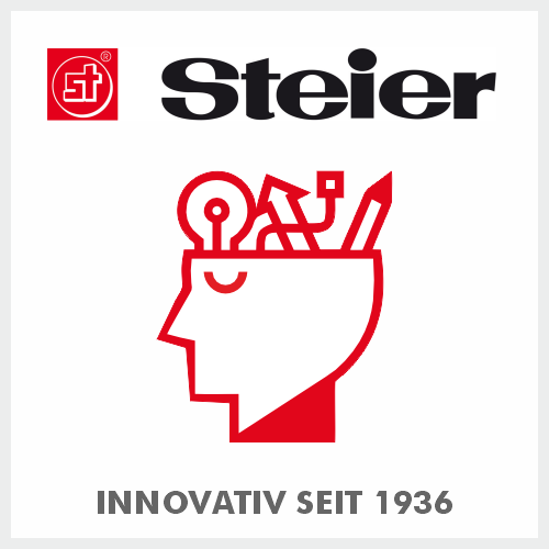 Grafik Kopf mit Ideen - Steier Selbstklebetechnik innovativ seit 1936