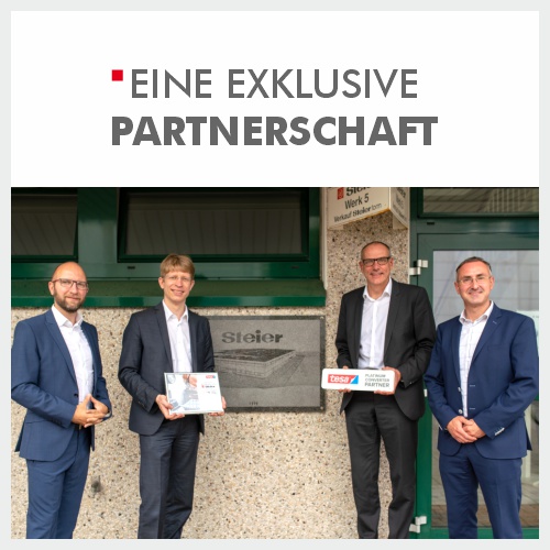 Bild - Zertifizierung Firma Steier, Elmshorn als tesa - Platinum Converter Partner in 2022 