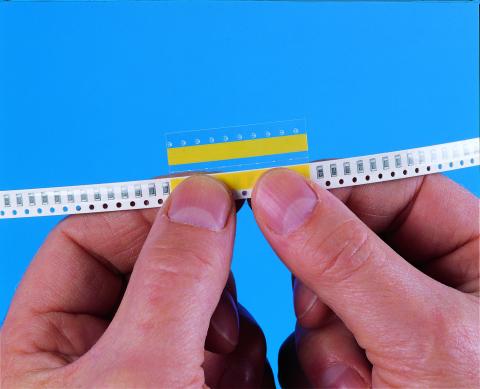 SMD Double Splice Tape für 8 mm Flach- oder Pappgurte. 22 x 40 mm 
