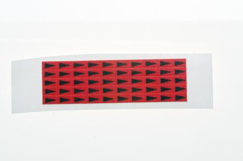 rote Minipfeile zur Fehlerkennzeichnung auf Leiterplatten, 5 x 3 mm 