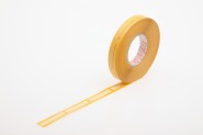 SMD-Gurtverbinder für 12, 16, 24 mm Gurte,nicht ESD-gerecht, gelb, in Rollenform 