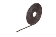 rolls of EPDM foam rubber, black, 4 mm thick 10 m : 9 mm