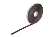 rolls of EPDM foam rubber, black, 4 mm thick 10 m : 19 mm