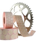 special paper masking labels, suitable for temperatures to 100°C for spray painting 9 mm