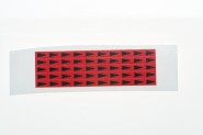 rote Minipfeile zur Fehlerkennzeichnung auf Leiterplatten, 5 x 3 mm 