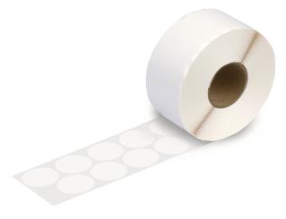 Verschlussmarken, transparent, stark klebend 30 mm