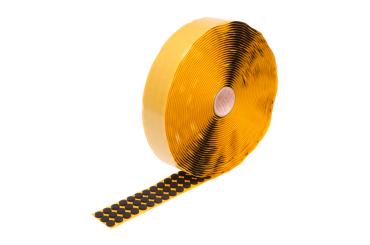 self-adhesive damping pads, black, 4mm thick, 15 mm dia. 
