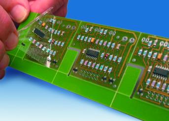 SMD Trial Placement Foil, double-sided adhesive, DIN A4, transparent 