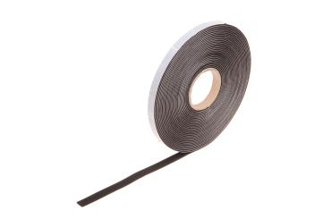 rolls of EPDM foam rubber, black, 2 mm thick 10 m : 12 mm