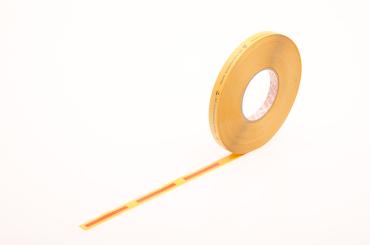 Connectors for 12, 16, 24 mm SMD Tapes, ESD save, orange; supplied in rolls 8 mm