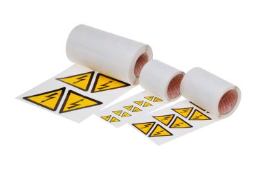 self-adhesive high voltage arrows 