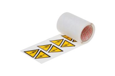 selbstklebende Starkstrom-Pfeile 50 mm