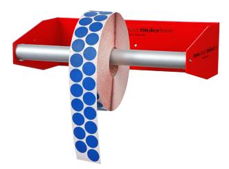 roll support, wall and table mountable 